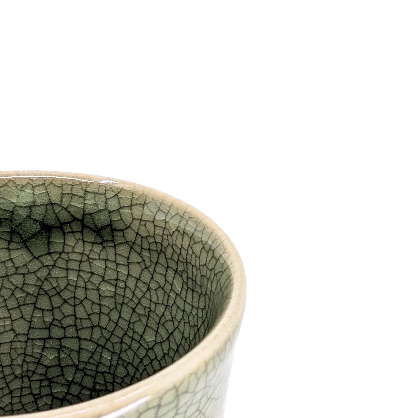 Double Walled Obori-Soma Yunomi Cup Lucky Horse Motif