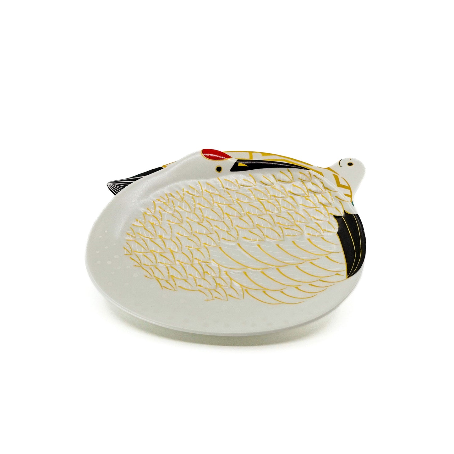 Crane and Turtle Auspicious Plate Pair