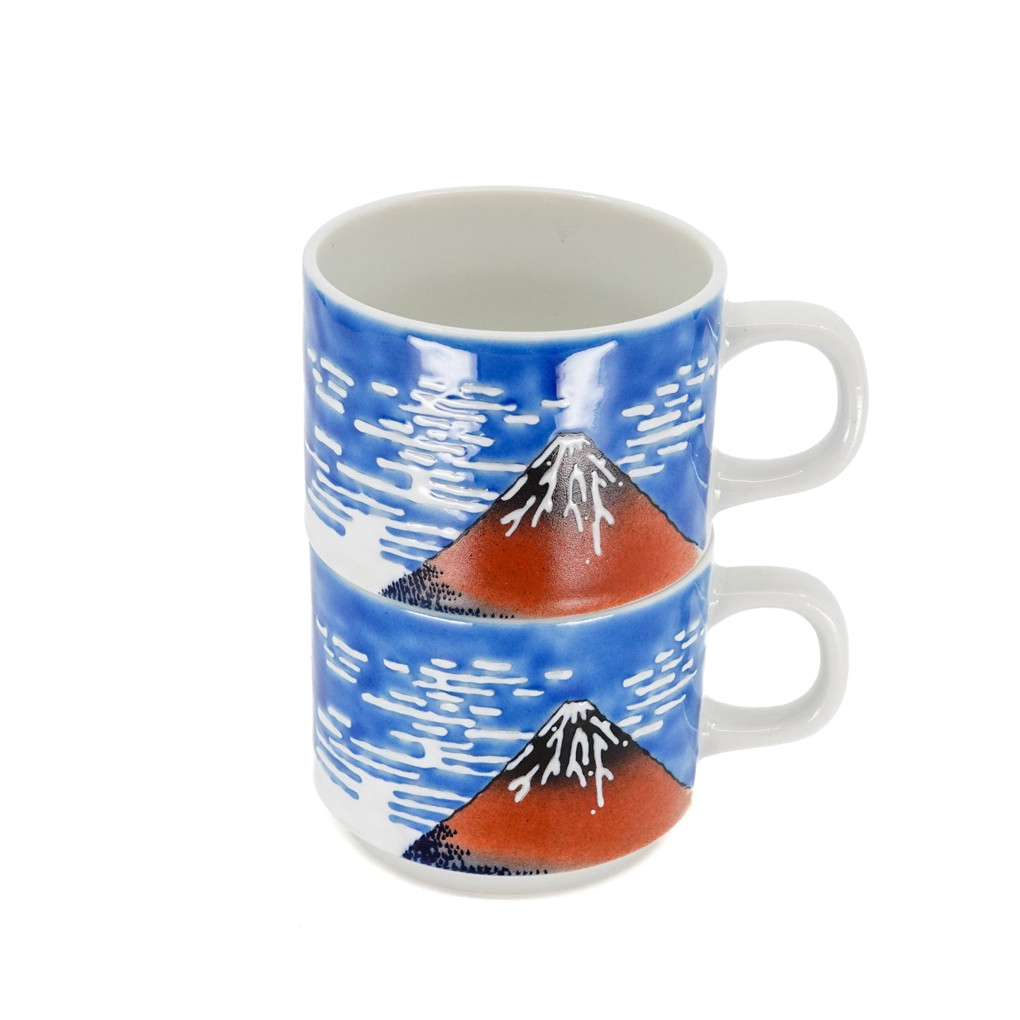Hokusai Red Fuji Stacking Mug