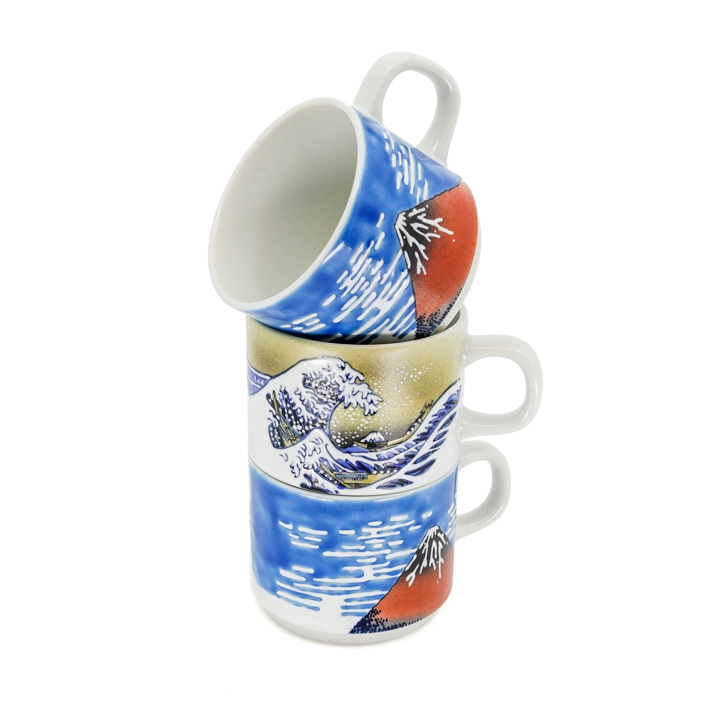Hokusai Red Fuji Stacking Mug