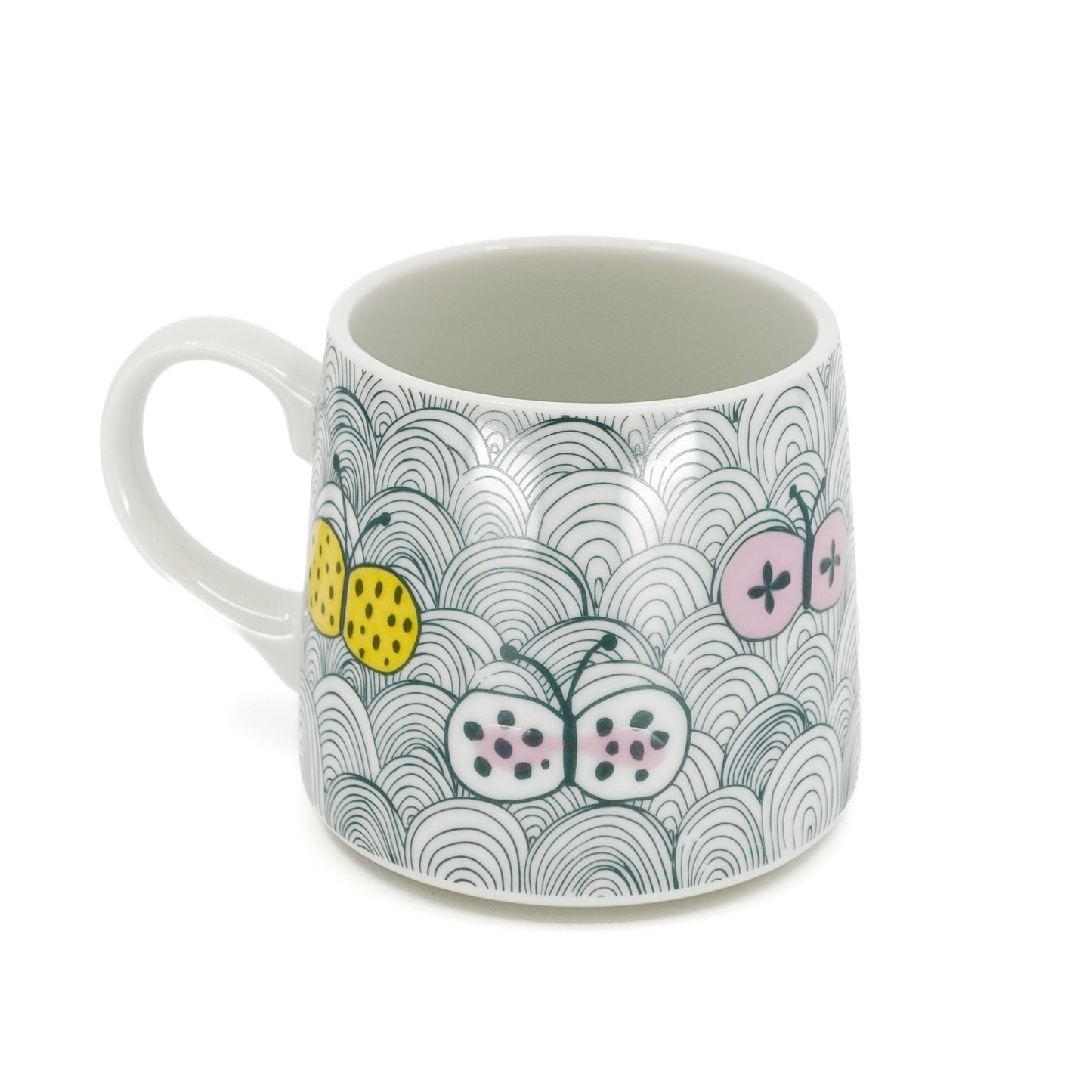 Butterfly Mug Black