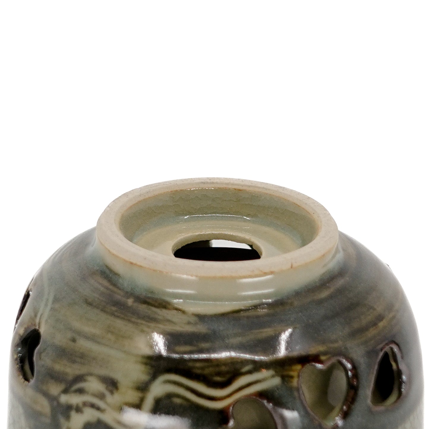 Double Walled Obori-Soma Sencha Tea Cup Lucky Horse Motif