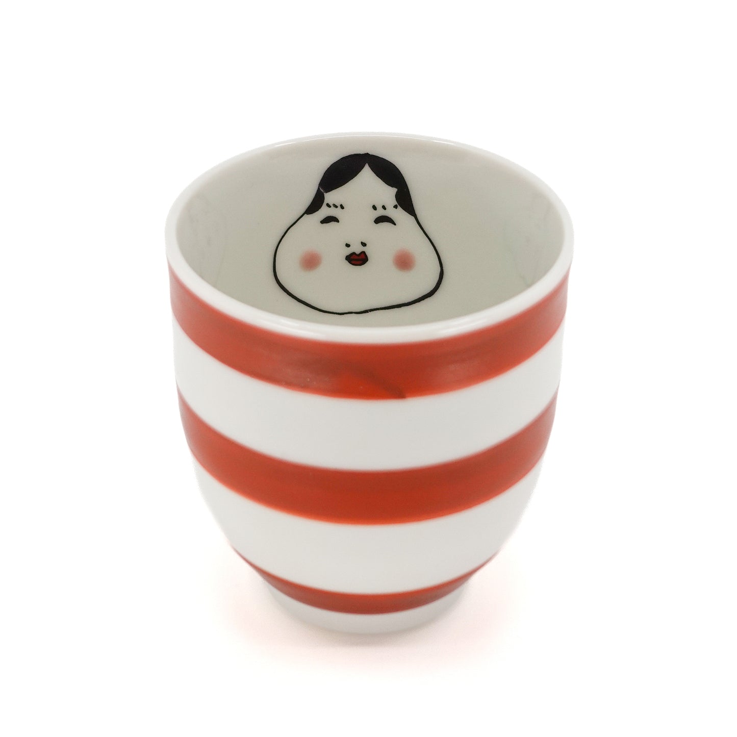 Otafuku-Hyottoko Set of 2 Yunomi Cups