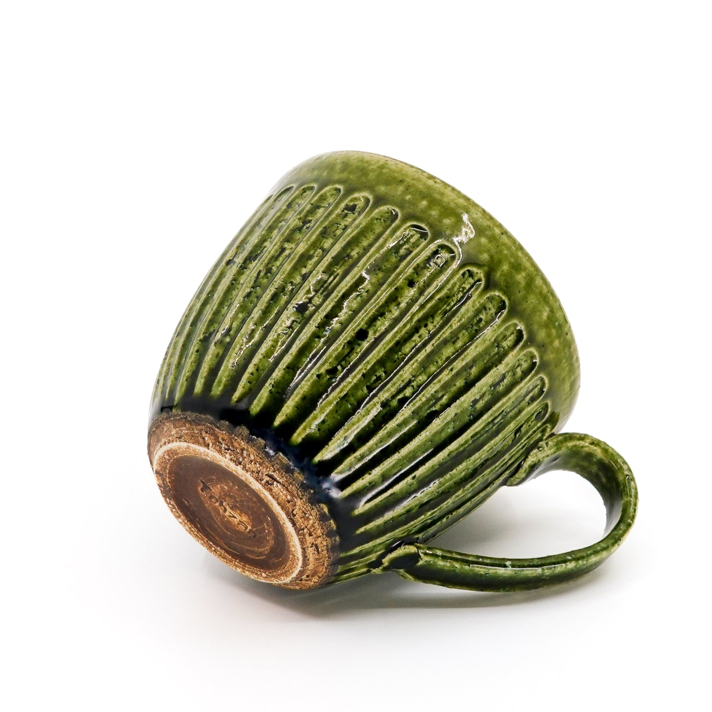 Oribe Shinogi Mug Forest Green