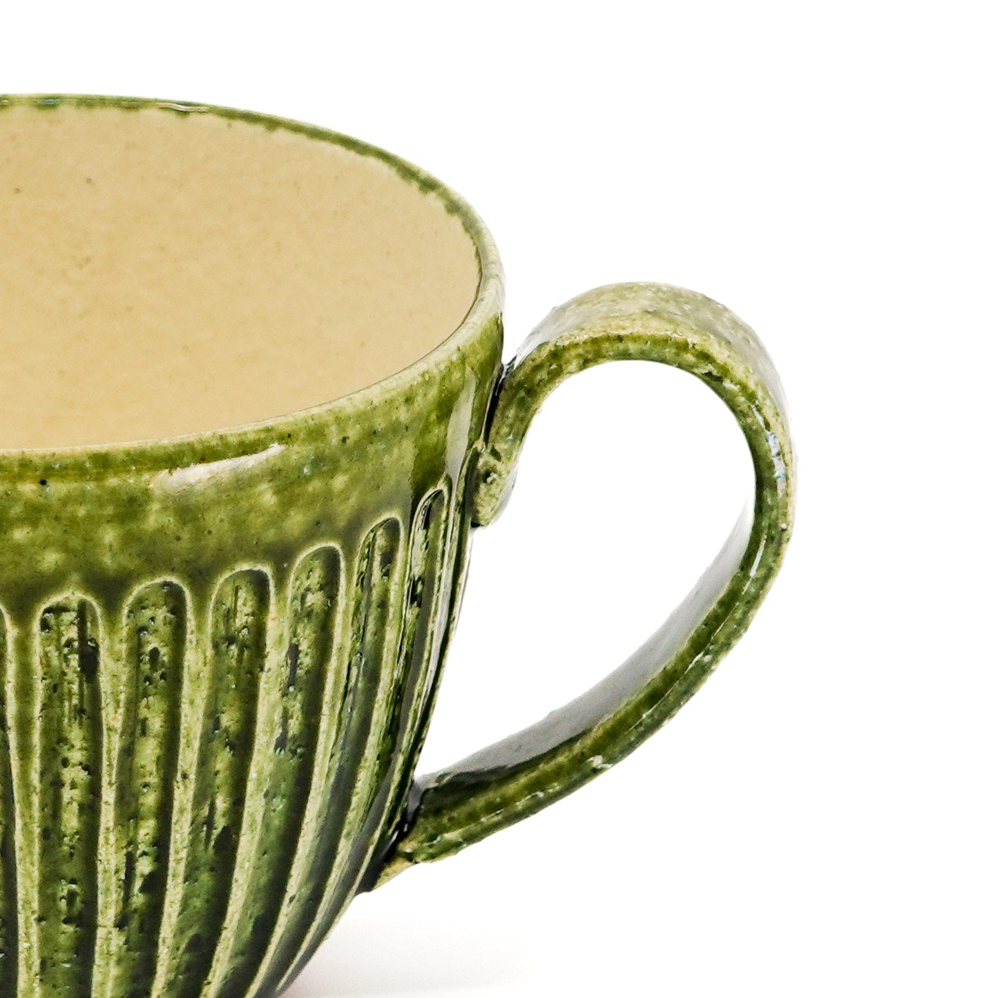 Oribe Shinogi Mug Forest Green