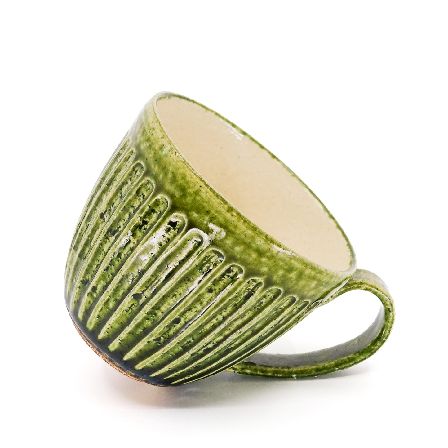 Oribe Shinogi Mug Forest Green