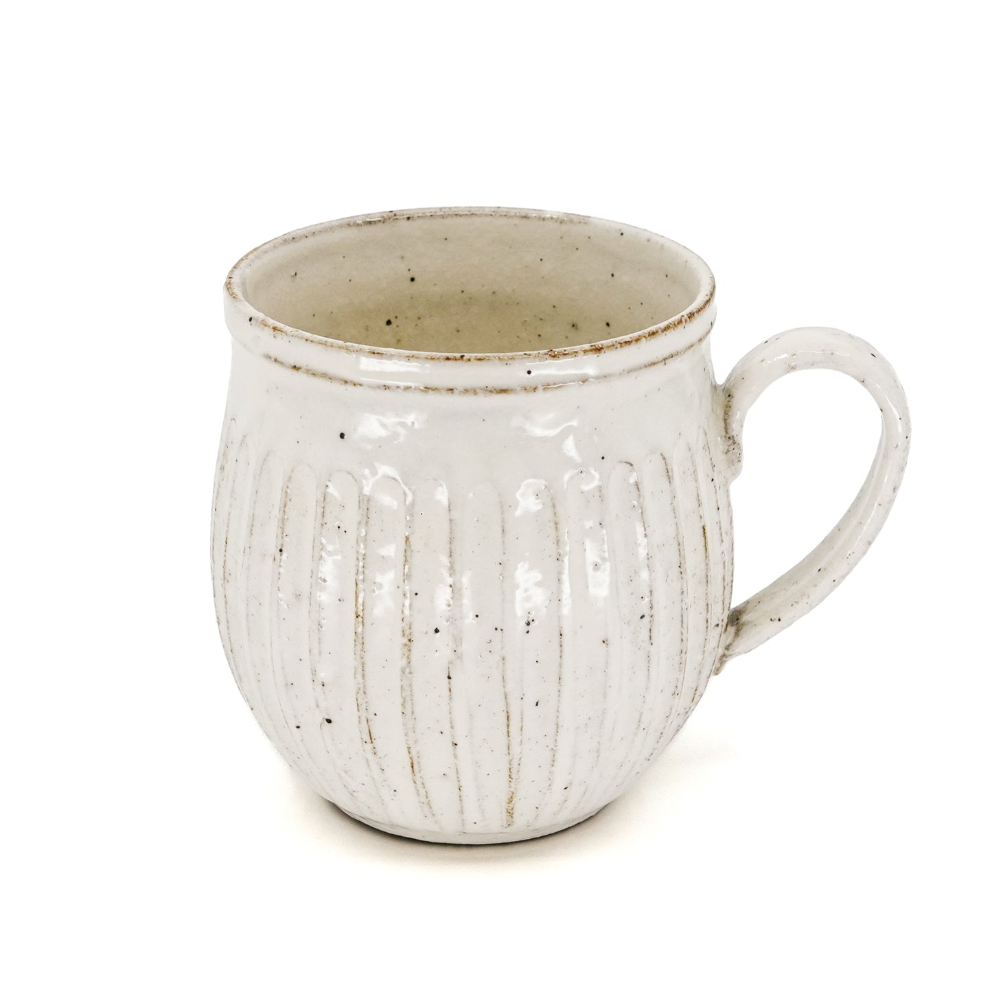Round Kohiki Mug White