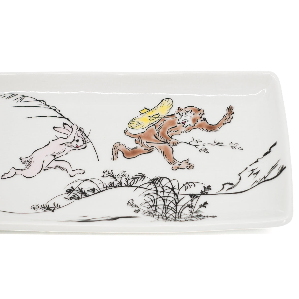 Frolicking Animals Side Plate - Monkey Chase