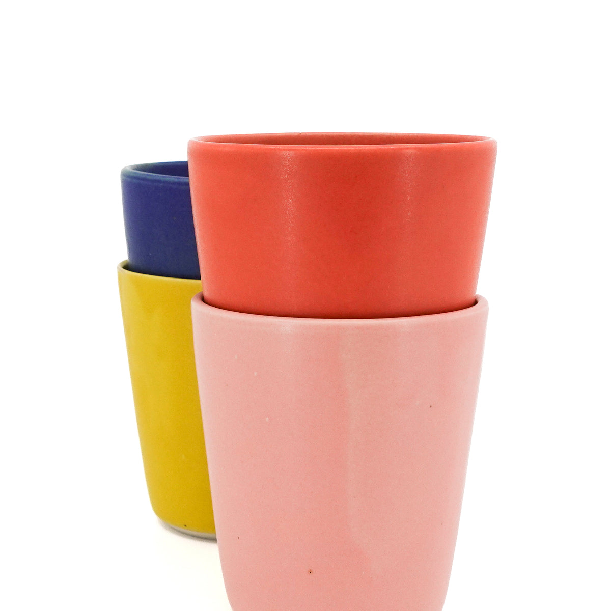 Colourful Ceramic Tumbler - Multiple Colours