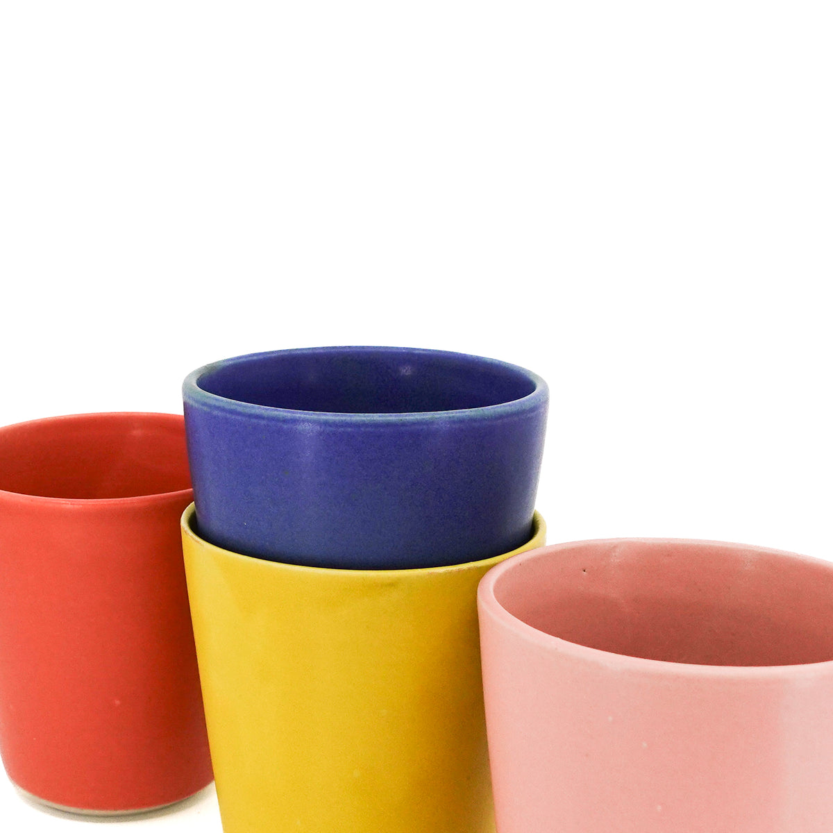 Colourful Ceramic Tumbler - Multiple Colours