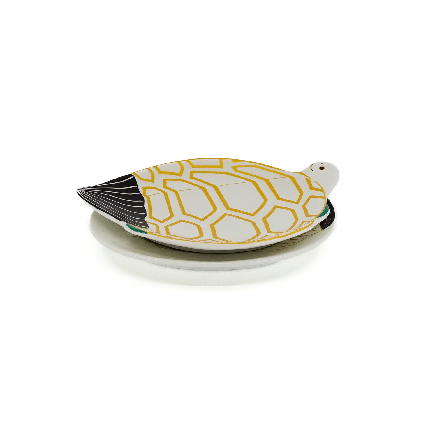 Crane and Turtle Auspicious Plate Pair