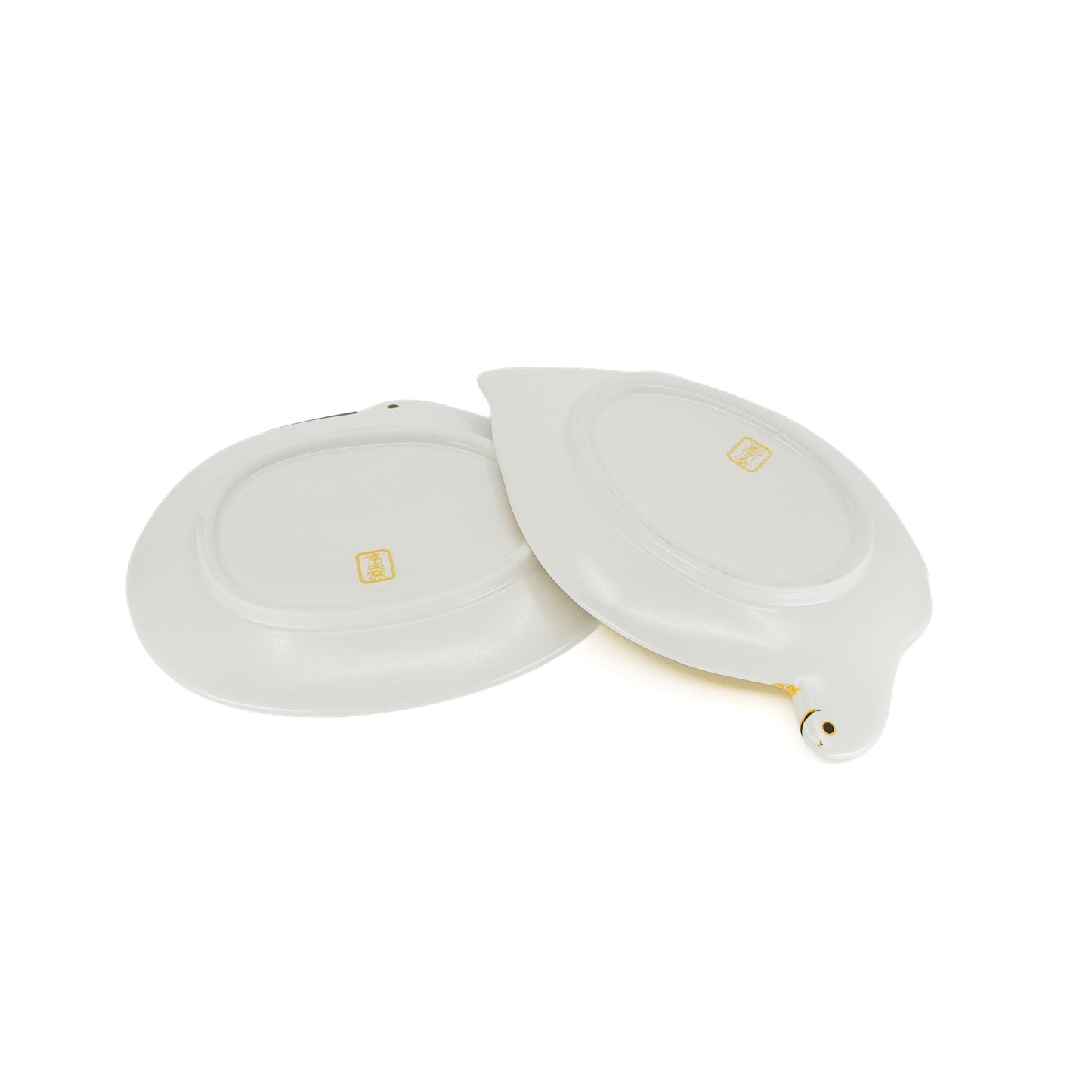 Crane and Turtle Auspicious Plate Pair