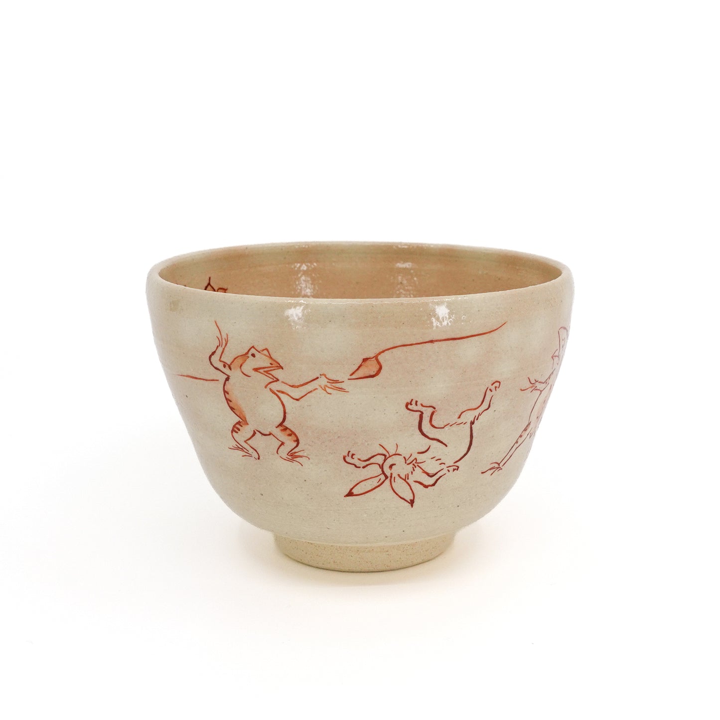 Frolicking Animals Matcha Bowl