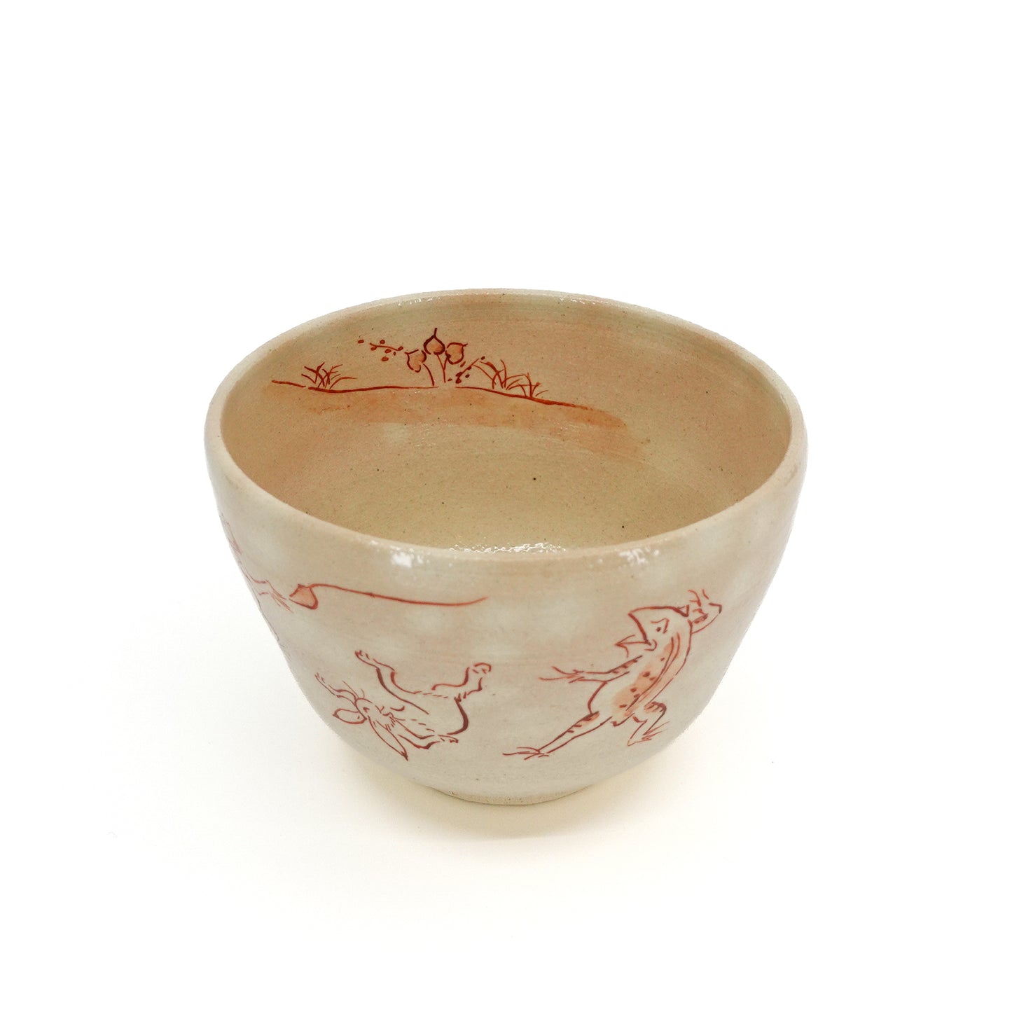 Frolicking Animals Matcha Bowl