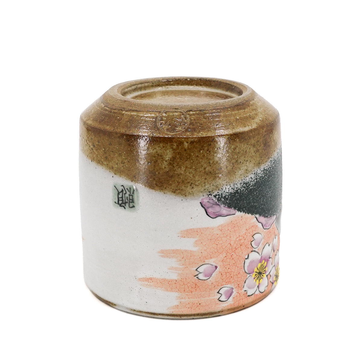 Fuji Sakura Yunomi Teacup with Matching Paulownia Box