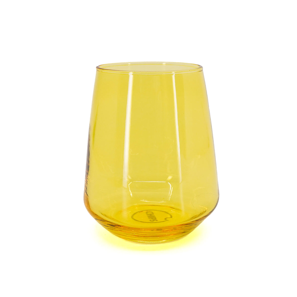 Colourful Tapered Glass Tumbler - Multiple Colours