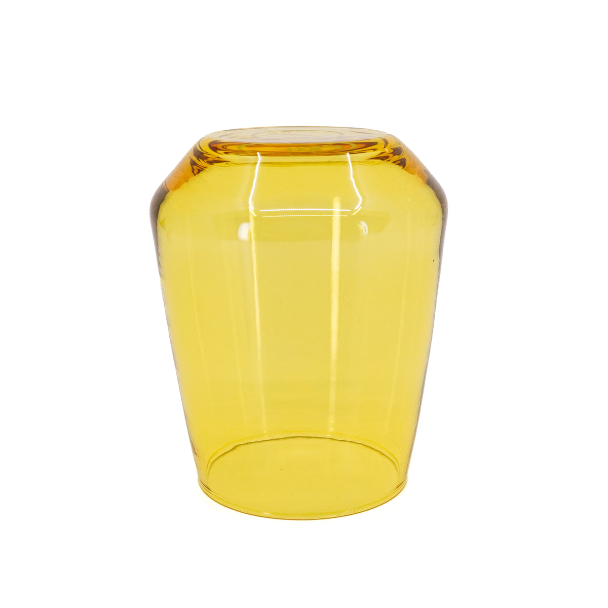 Colourful Tapered Glass Tumbler - Multiple Colours