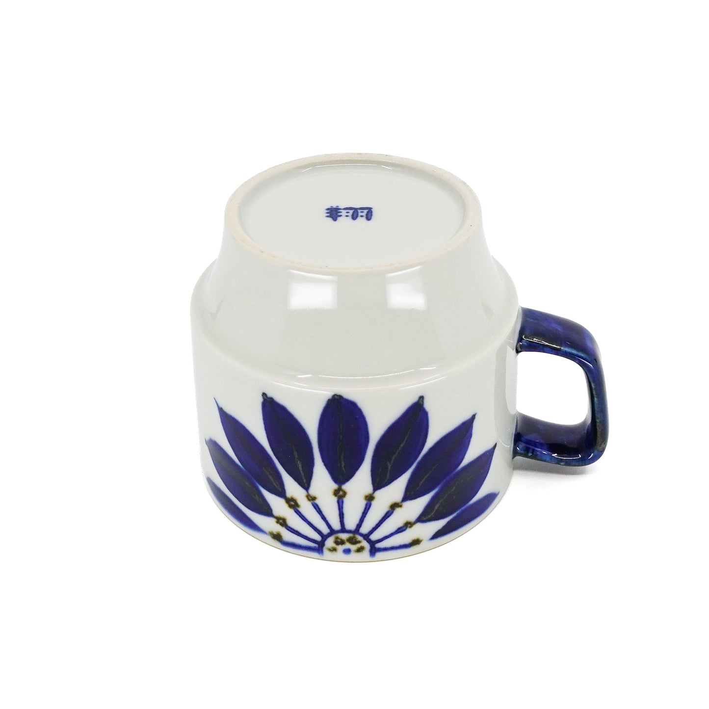 Indigo Floral Stacking Mug Radial