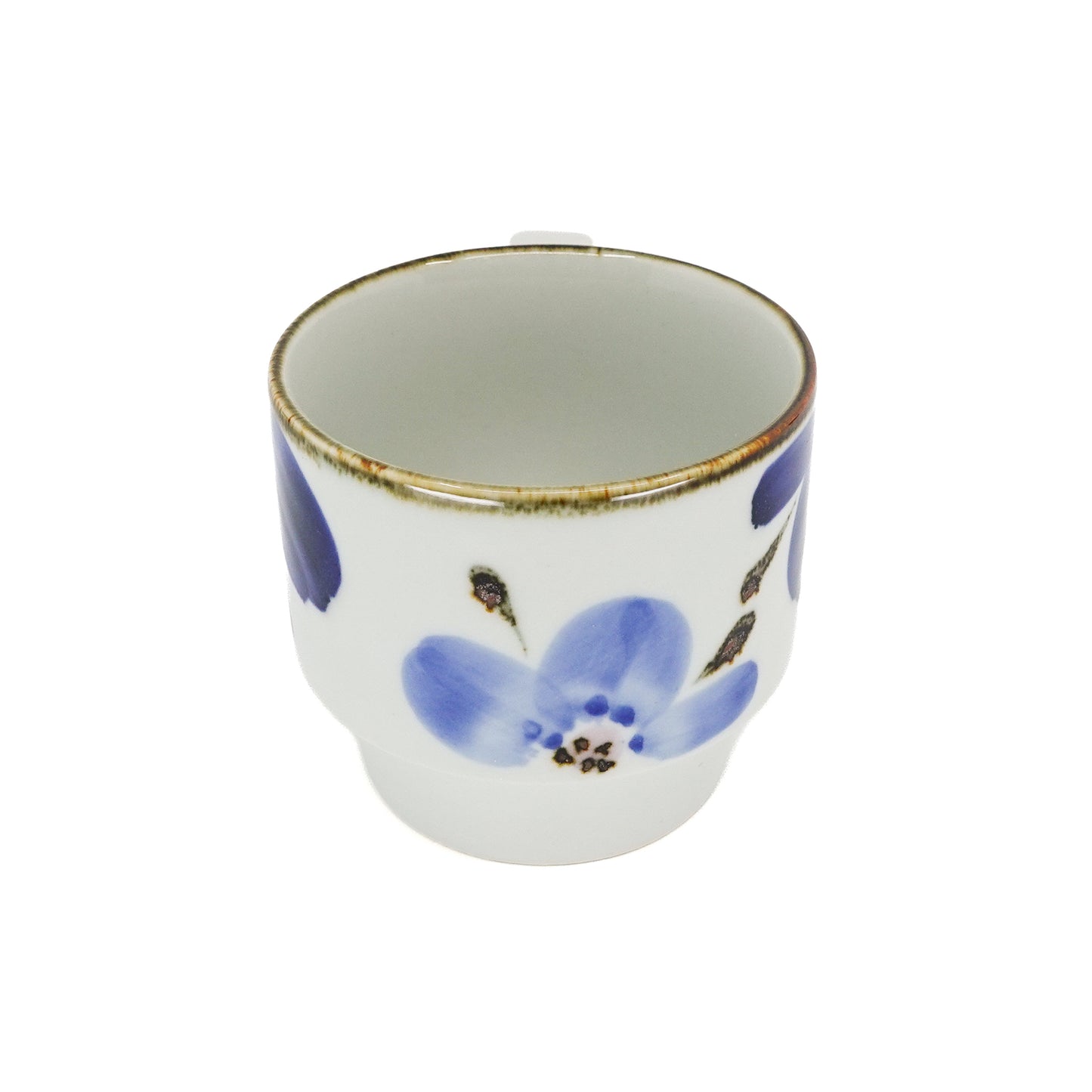 Indigo Floral Stacking Mug Petals