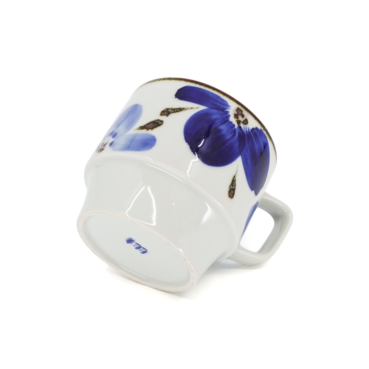 Indigo Floral Stacking Mug Petals