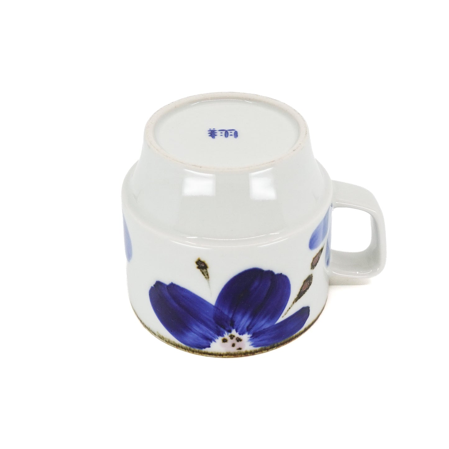 Indigo Floral Stacking Mug Petals