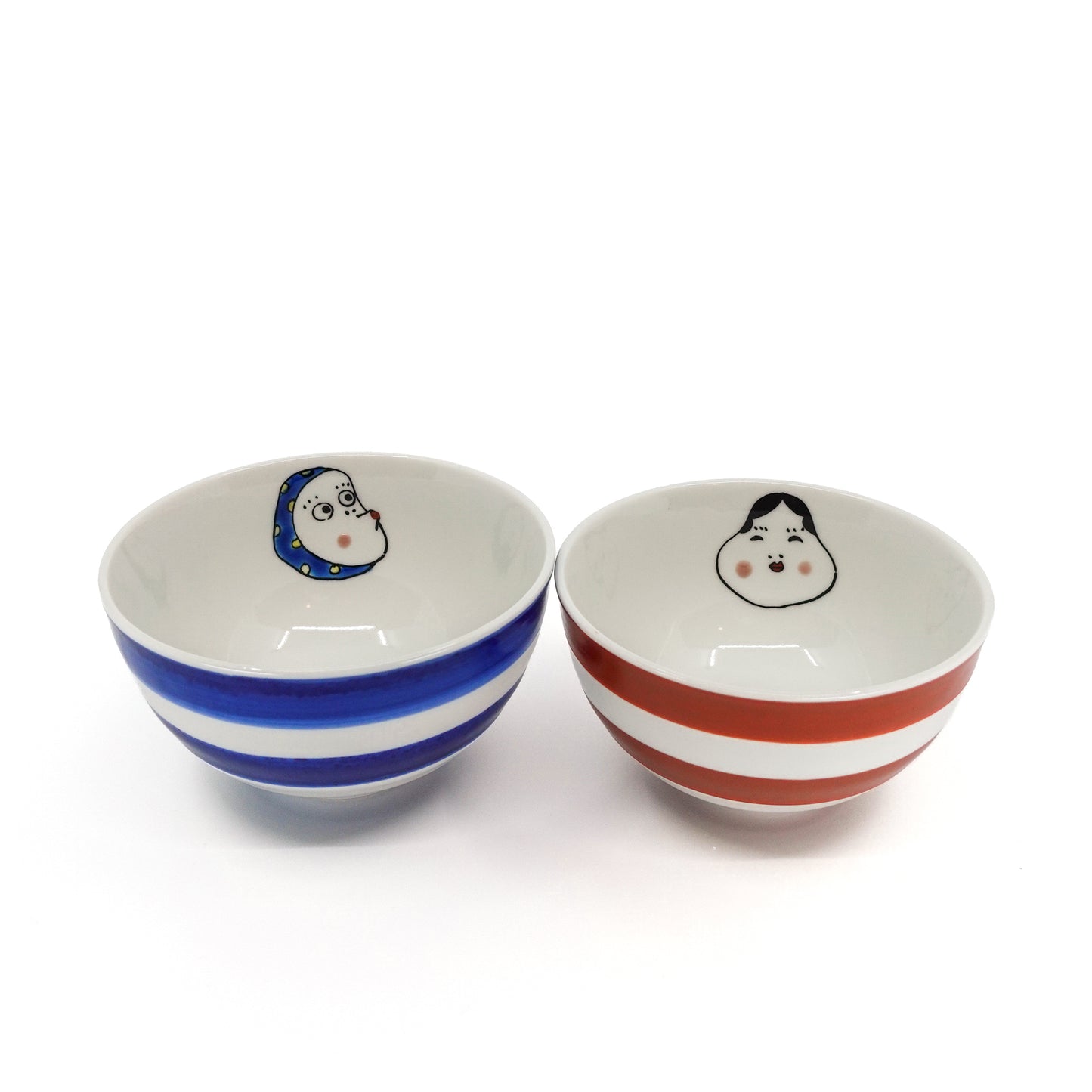 Otafuku-Hyottoko Set of 2 Bowls