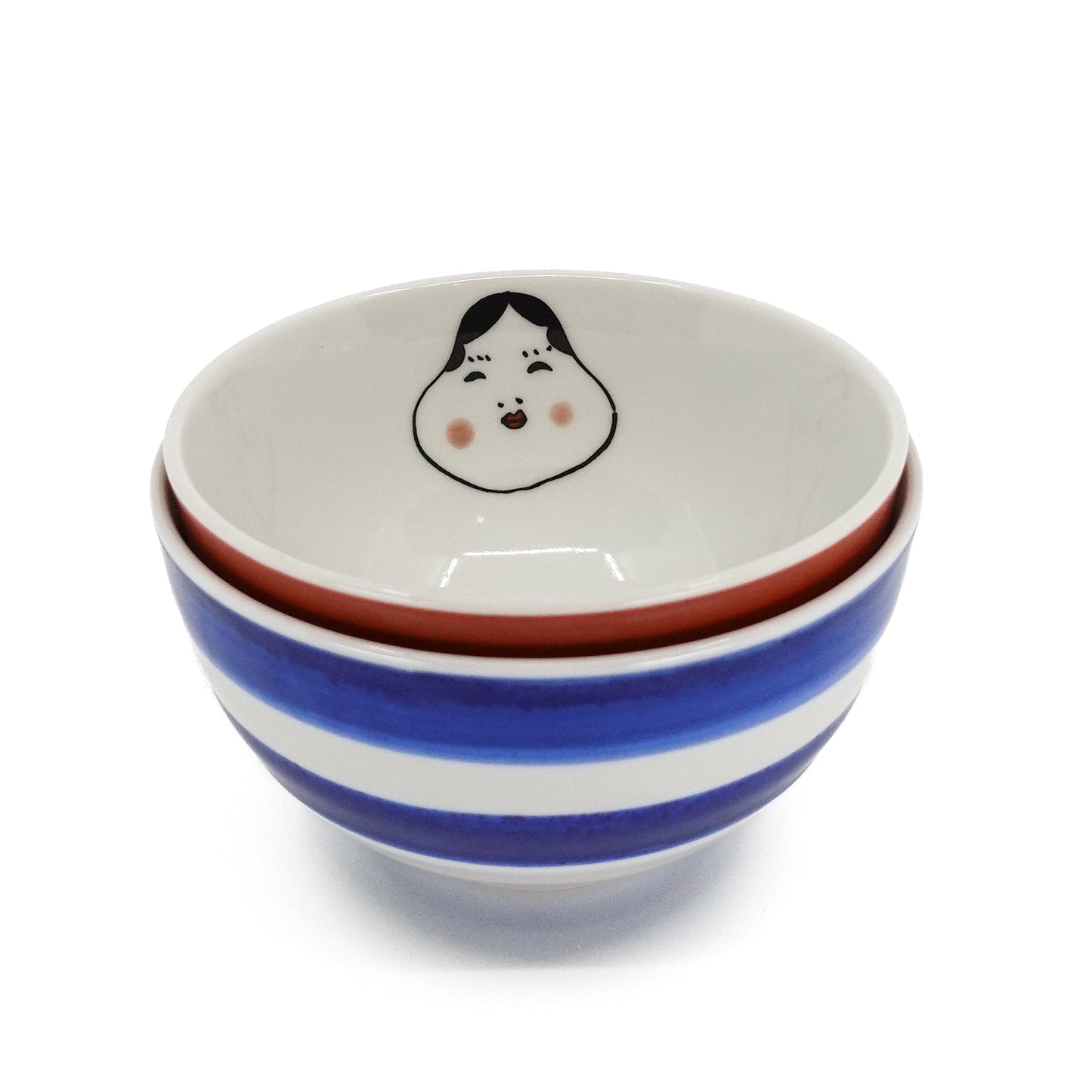 Otafuku-Hyottoko Set of 2 Bowls