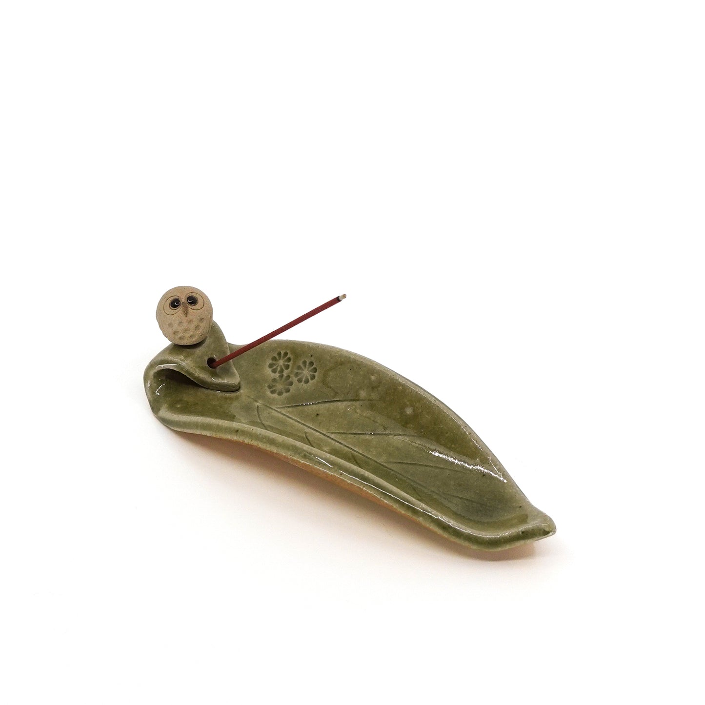 Shigaraki Incense Holder Owl